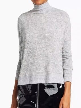 Rag & Bone Bowery Heathered Turtleneck Sweater Heather Gray- Size XS- Like New